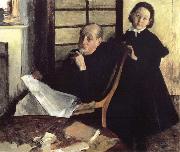 Edgar Degas Henri de Gas et sa niece Lucy oil on canvas